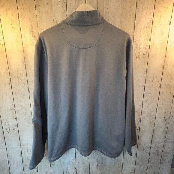 Jack Nicklaus Bear Logo Golf 1/4 Zip Gray Long Sleeve Pullover Sweatshirt Large - Picture 5 of 7